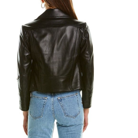 Yigal Azrouel Noir Deux Leather Moto Jacket - Picture 2 of 4